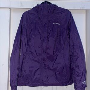 Columbia Purple Windbreaker Jacket